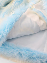 Load image into Gallery viewer, Gradient Blue Sweet Warm Faux Fur Winter Coat