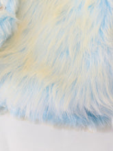 Load image into Gallery viewer, Gradient Blue Sweet Warm Faux Fur Winter Coat