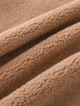 Load image into Gallery viewer, Hooded Teddy Long Coat With Gloves