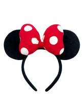 Load image into Gallery viewer, Minnie 1950s Peter Pan Polka Dot Swing Dress With Headband Gloves Set