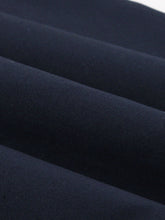 Load image into Gallery viewer, Vintage Double-Breasted Navy Gingham Collar Shirt Dress