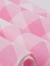 Load image into Gallery viewer, Plus Size 1950S Pink Plaid High Wasit Pleated Barbie Swing Vintage Skirt