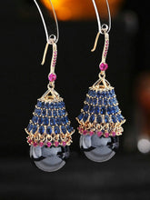 Load image into Gallery viewer, Palace Luxury ear hook Zzircon Pearl Handicraft Earrings