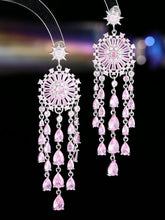Load image into Gallery viewer, Luxury Solar Zircon Tassel Artifact Earrings