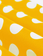 Load image into Gallery viewer, Off Shoulder Polka Dots 1950S Vintage Swing Dress With Button