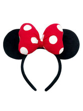 Load image into Gallery viewer, Minnie 1950s Polka Dot Swing Dress With Headband Set