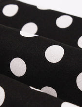 Load image into Gallery viewer, BowKnot Collar Polka Dots Vintage 1950S Dress