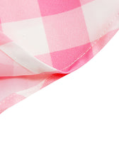 Load image into Gallery viewer, Pink And White Barbie Same Style Plaid Halter 1950S Vintage Dress