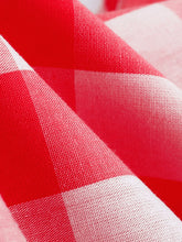 Load image into Gallery viewer, Pink And White Barbie Same Style Plaid Halter Classis Style 1950S Vintage Dress