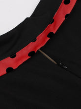 Load image into Gallery viewer, Ladybug Inspired Red and Black Polka Dot Shirt Dress