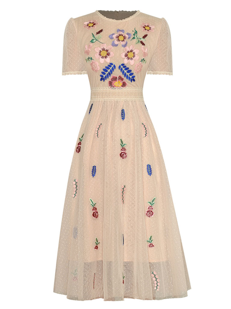 1950s Floral Embroidery Dress Sleeve 1950s Floral Embroidery Dress Vintage 1950s Floral 1950s Floral Embroidery Dress Sleeve 1950s Floral Embroidery Dress Vintage 1950s Floral