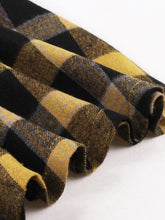 Load image into Gallery viewer, Clueless Inspired Yellow Plaid Vintage Shirt Dress