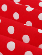 Load image into Gallery viewer, BowKnot Collar Polka Dots Vintage 1950S Dress