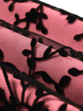 Load image into Gallery viewer, 1950S Lace Semi-Sheer Flocking Printing Vintage Halloween Dress