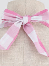 Load image into Gallery viewer, Pink And White Plaid Halter Classis Style 1950S Vintage Dress Set