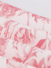 Load image into Gallery viewer, Sweet Rose Printed Cotton 1950s Vintage Swing Dress