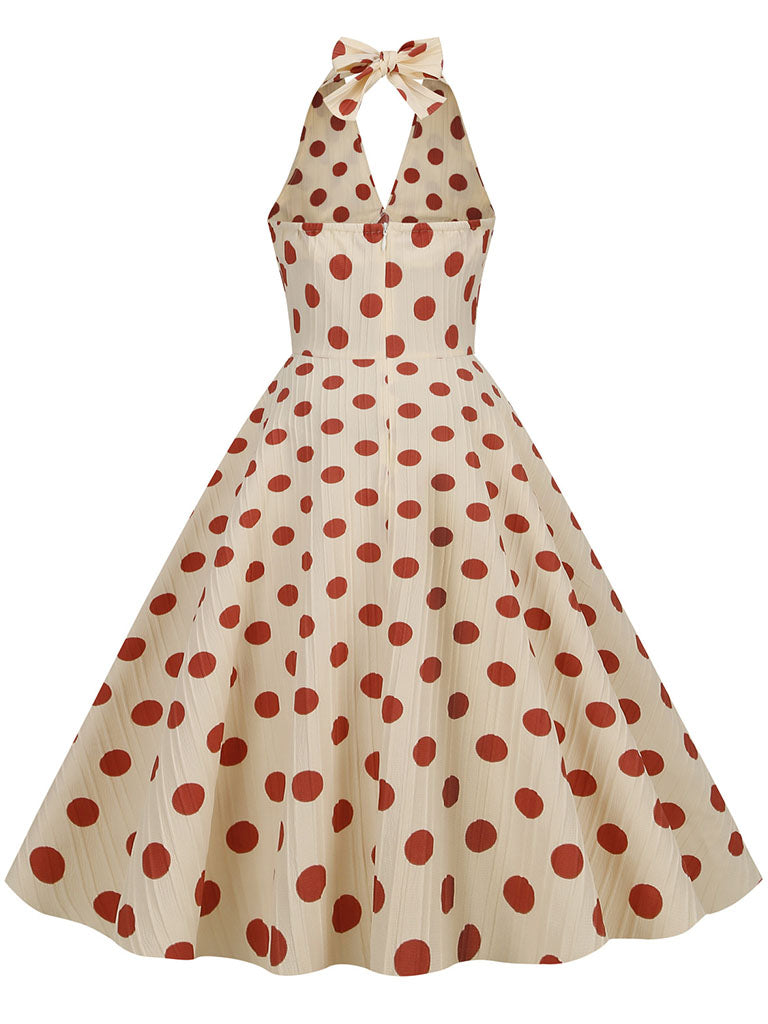 50s Dress Audrey Hepburn Fashion 1950s Polka Dots Halter Audrey Hepburn Style 1950s Vintage Dress With 50s Dress Audrey Hepburn Fashion 1950s Polka Dots Halter Audrey Hepburn Style 1950s Vintage Dress With