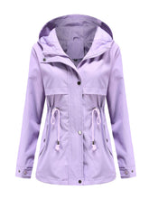 Load image into Gallery viewer, Women's Jacket Daily Going Out Fall Winter Casual Waisted Solid Color Hoodie Sporty Jacket
