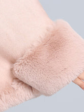 Load image into Gallery viewer, Women Poncho Sweater Faux Fur Coat Shawl Collar