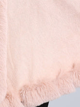Load image into Gallery viewer, Women Poncho Sweater Faux Fur Coat Shawl Collar