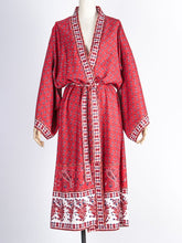 Load image into Gallery viewer, Boho Dress Bikini Cover Up Long Kimono Beach Dress For Women