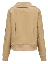 Load image into Gallery viewer, Women's Jacket Street Daily Holiday Fall Winter Turndown Collar Cotton Warm Solid Color Jacket