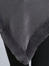 Load image into Gallery viewer, Women Coat Cape Peacoat Faux Fur Collar Poncho