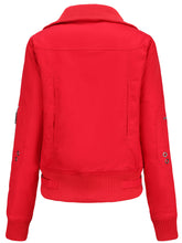 Load image into Gallery viewer, Women's Jacket Street Daily Holiday Fall Winter Turndown Collar Cotton Warm Solid Color Jacket