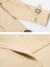 Load image into Gallery viewer, Ruffles Sleeve Long Chelsea Heritage Trench Coat