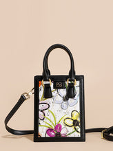 Load image into Gallery viewer, 1950S Cowhide Rectangular box Crossbody Bag Handbag