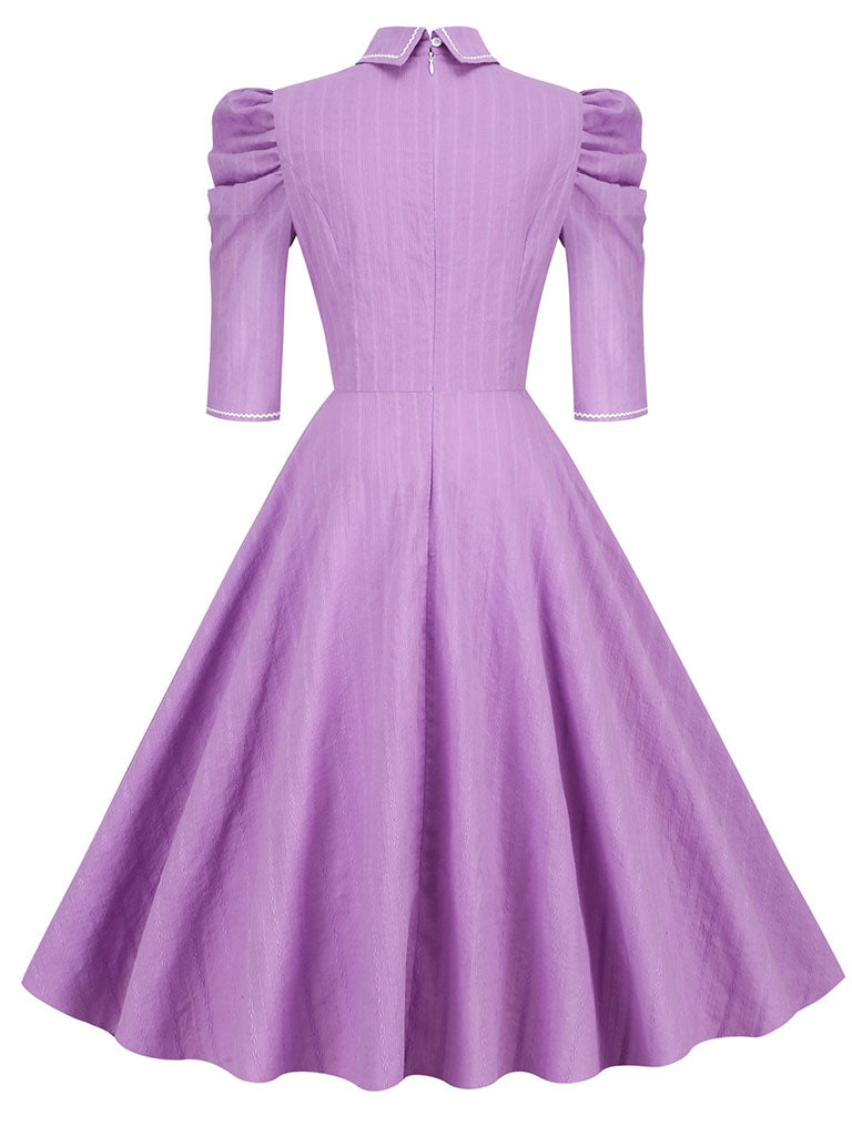 Purple 1950s dress sale