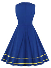 Load image into Gallery viewer, Bow 1950s Vintage Swing Dress