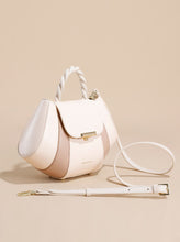 Load image into Gallery viewer, 1950S Shell Shape Cowhide Crossbody Bag Calf Leather Bag Handbag