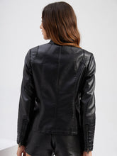 Load image into Gallery viewer, 5 Color Long Sleeve PU Leather Motorcycle Jacket