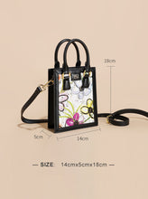 Load image into Gallery viewer, 1950S Cowhide Rectangular box Crossbody Bag Handbag