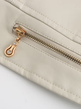 Load image into Gallery viewer, Light Green Long Sleeve PU Leather Motorcycle Jacket