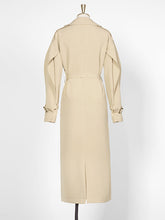 Load image into Gallery viewer, Ruffles Sleeve Long Chelsea Heritage Trench Coat