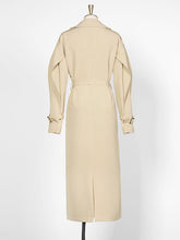 Load image into Gallery viewer, Ruffles Sleeve Long Chelsea Heritage Trench Coat