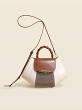 Load image into Gallery viewer, 1950S Shell Shape Cowhide Crossbody Bag Calf Leather Bag Handbag