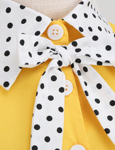Load image into Gallery viewer, Yellow Pikachu Inspired by Pokemon Swing Vintage 1950S Dress with Headband
