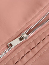 Load image into Gallery viewer, Rivet Long Sleeve PU Leather Motorcycle Jacket