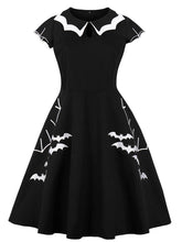 Load image into Gallery viewer, Embroidery Double-Layer Vintage Dress