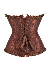 Load image into Gallery viewer, Women‘s Ruffles Corset Top Strapless Waist Trainer