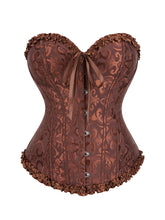 Load image into Gallery viewer, Women‘s Ruffles Corset Top Strapless Waist Trainer