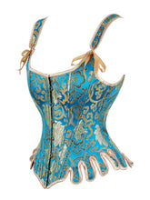 Load image into Gallery viewer, Retro U Neck Tight Waist Steel Frame Corset Top