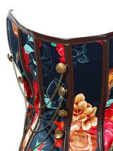 Load image into Gallery viewer, Women‘s Floral Corset Top Strapless Waist Trainer