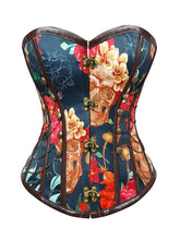 Load image into Gallery viewer, Women‘s Floral Corset Top Strapless Waist Trainer