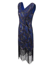 Load image into Gallery viewer, 1920S Sequined Flapper Dress