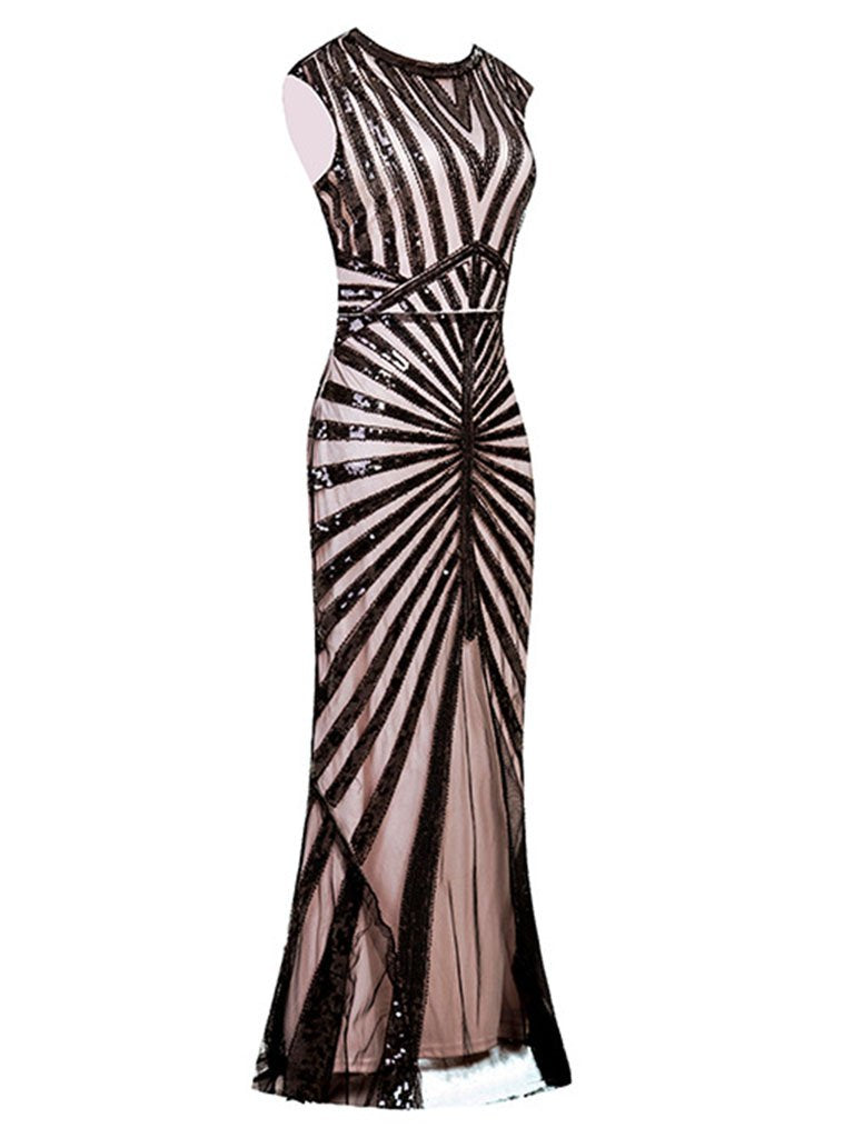 1920S Sequin Gatsby Maxi Dress – Jolly Vintage