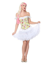 Load image into Gallery viewer, Retro Flower Strapless Corset
